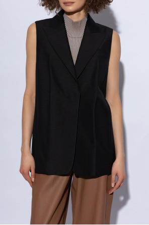 【関税&送料込】Fendi Black Mohair Blend Vest Black Mohair Vest Fendi - SchaferandweinerShops TW - Fendi